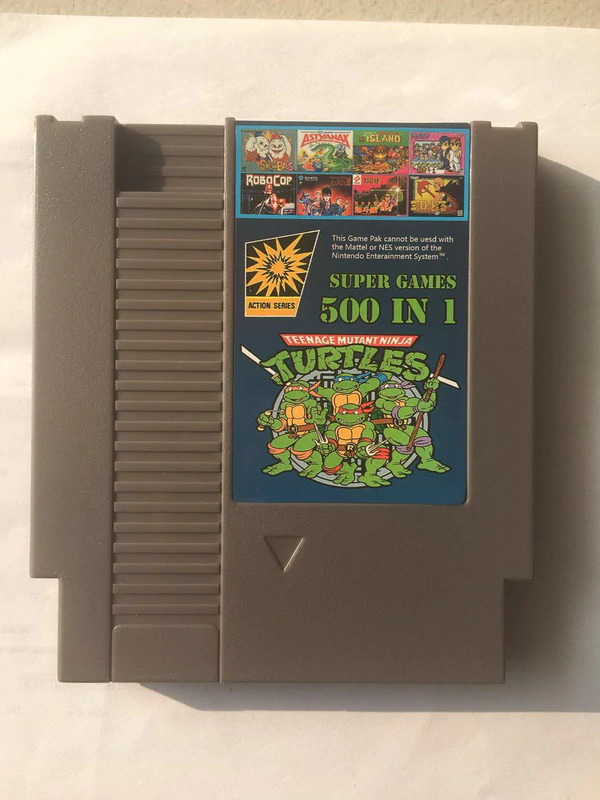 500 IN 1 Super Games Karte Sammlung Cartridge für NES Classic NTSC PAL Konsolen 