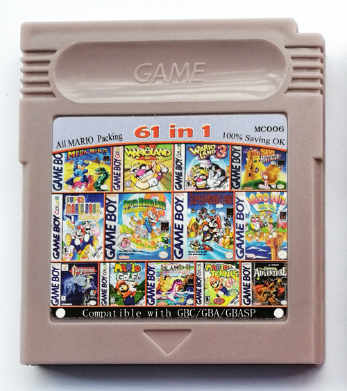 61 1 and 108 in 1 for Gameboy console - Compilation game BuytoPlayGame - Buy Retro Games and Repro Games for nds snes gba gbc.