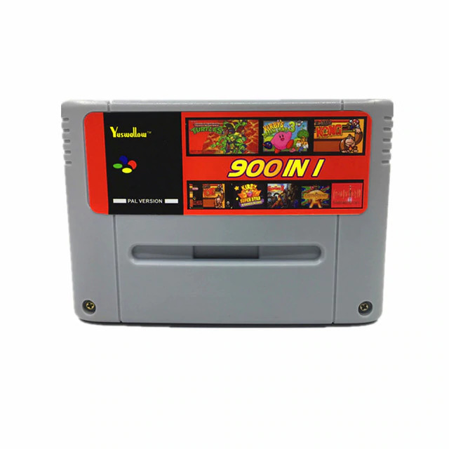 Snes outlet 900 in 1 game cartridge