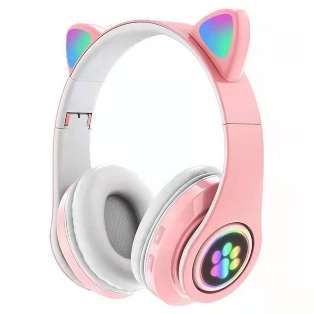 Cute-Cat-Bluetooth-Headphones