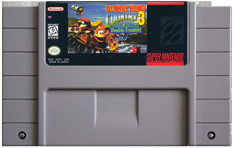 Donkey Kong Country 3 Dixie Kongs Double - Brand New Snes Game Cartridge - NTSC or PAL - English language BuytoPlayGame - Buy Retro and Repro Games for nds snes gba gbc.