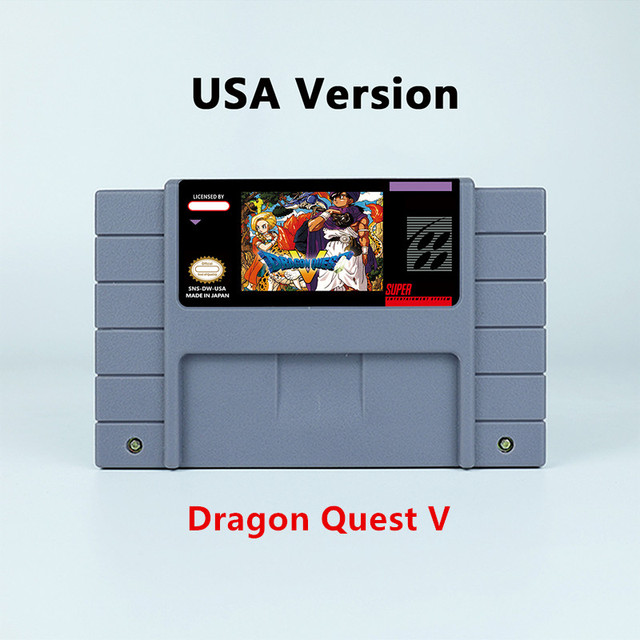 Dragon-Quest-V-SNES-Game-English-USA-NTSC-or-EUR-PAL