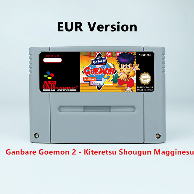 Ganbare-Goemon-2-Kiteretsu-Shougun-Magginesu-SNES-Game-English-USA-NTSC-or-EUR-PAL
