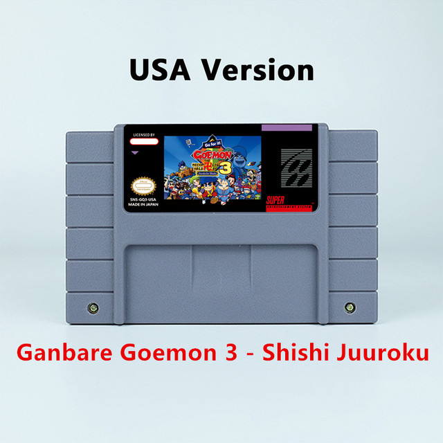 Ganbare-Goemon-3-Shishi-Juuroku-SNES-Game-English-USA-NTSC-or-EUR-PAL