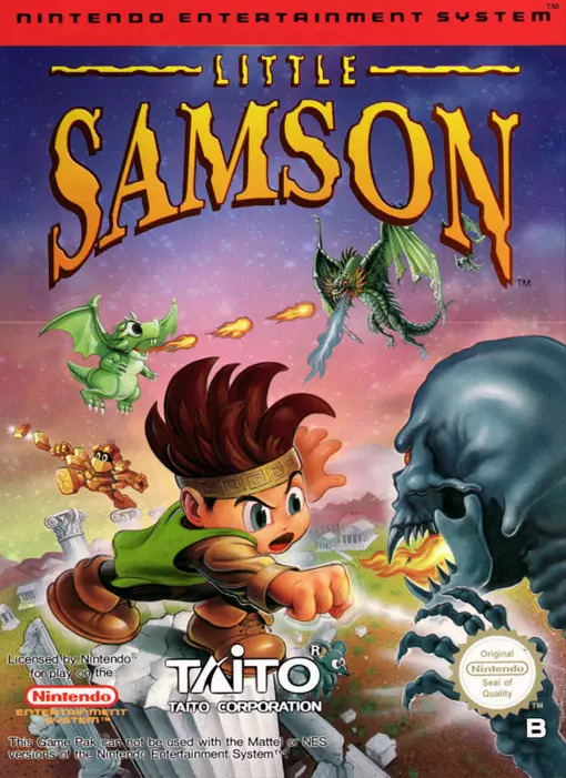 Little Samson - Nes Game - Free Region - Only Cartridge