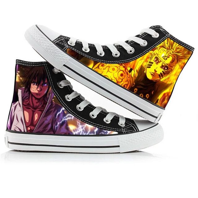Naruto-Cartoon-Sneakers---Black---Ninja-Inspired-Footwear