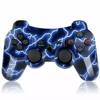 Wireless-PS3-Controller-Electric-Blue-Design