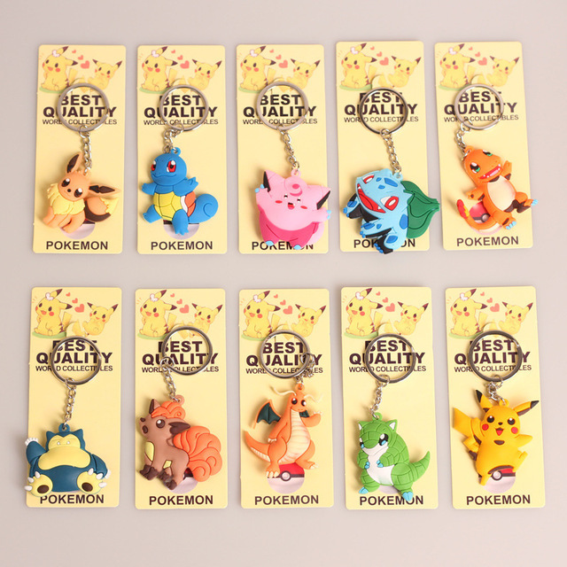 Pokemon-Figure-Keychain-Set