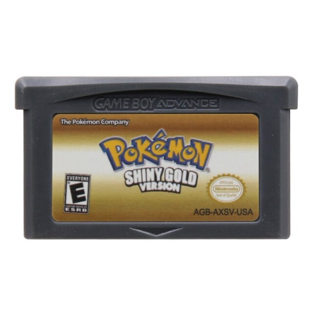 Pokemon Shiny Gold Version - Gameboy Advance Game - GBA - only Cartridge