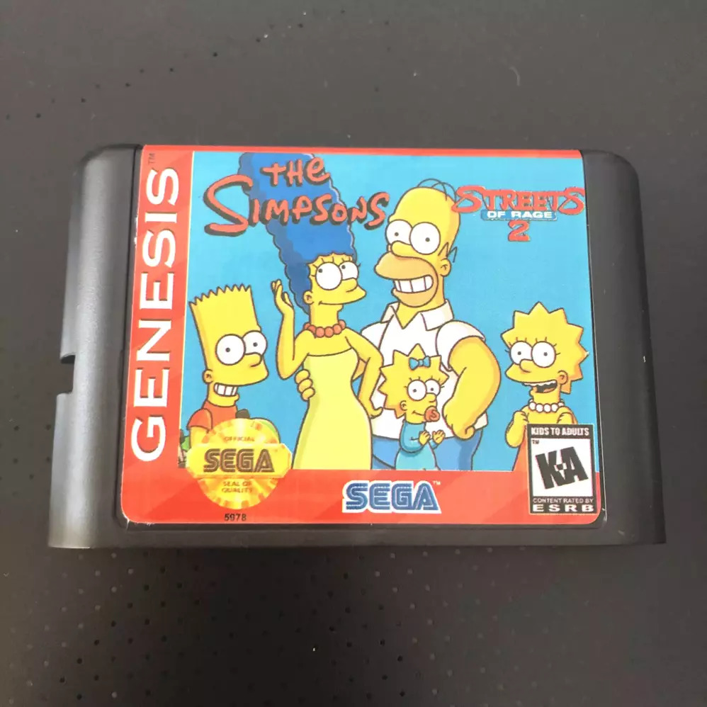 Simpsons-in-Streets-of-Rage-2-For-Sega-Mega-Drive-Genesis