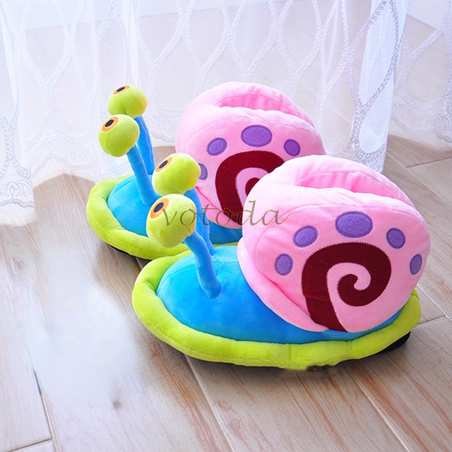 Snail-Plush-Indoor-Slippers---Cute-&-Colorful-Animal-Slippers