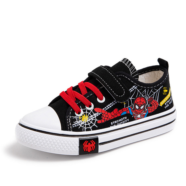 Spider-Man-Cartoon-Sneakers---Superhero-Inspired-Footwear