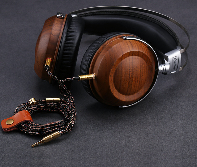 Wooden-HIFI-Headphones