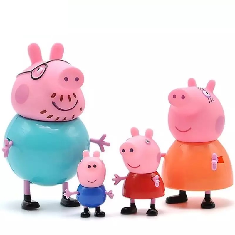 Set-Peppa-Pig-Family-Mini-Action-Figures-4pcs