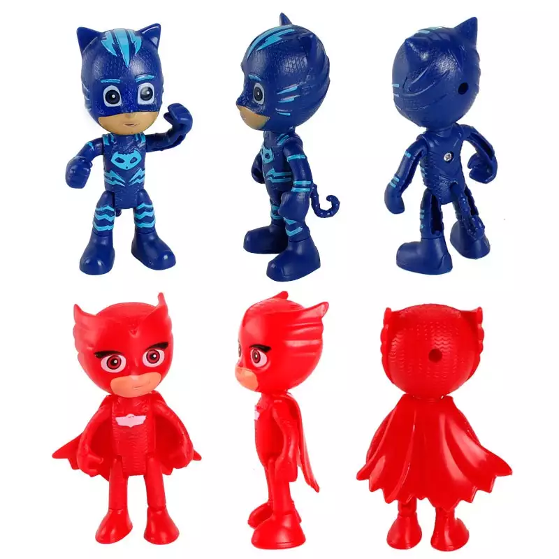 10 Action Figures - PJ MASKS with Cars