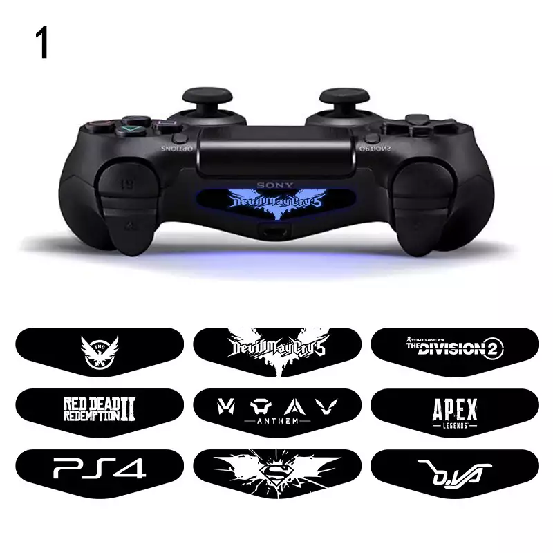 Set-9pcs-Light-LED-Stickers-for-Controller-Playstation-4